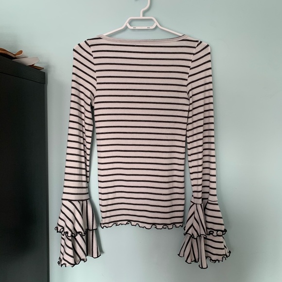 Free People Striped Long Sleeve - Picture 5 of 6